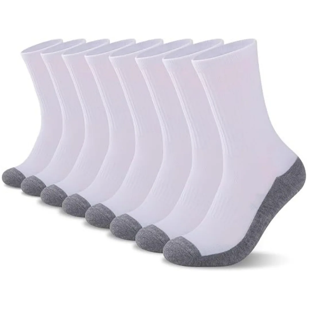 1 pair Crossborder Hot Selling Color Block Men Socks Breathable Sweat Absorbent Sports Casual Mid Calf Socks
