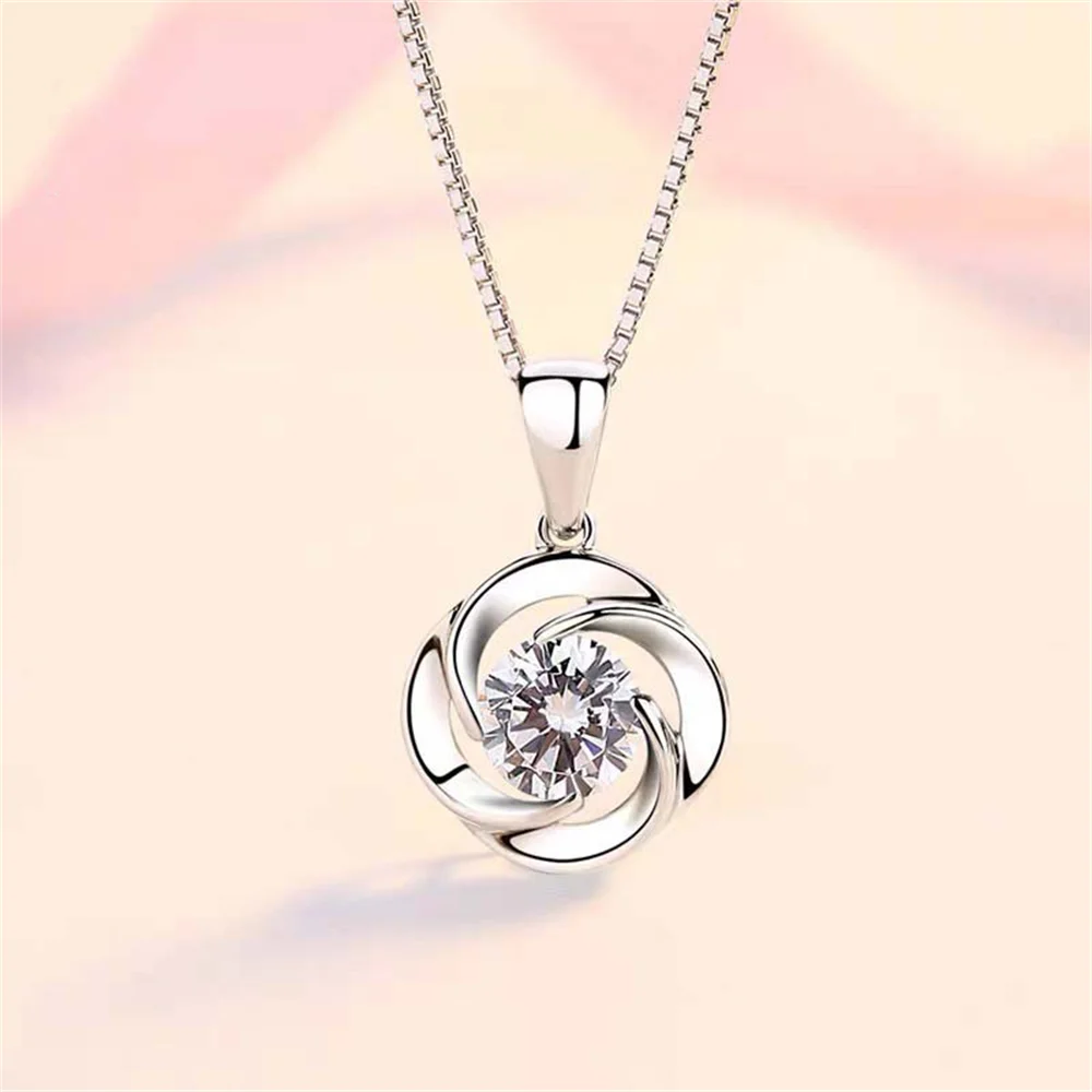 

Японско-корейское минималистское ожерелье, серебро S925, кулон в виде листа, модная уникальная элегантная женская цепочка на ключицу, шейная цепочка