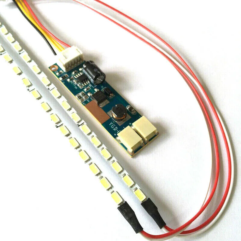 Adjustable Brightness LED Backlight Strip Kit for 15 23 For LCD Monitors Improved Contrast Ratio Compact LED Design