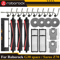 Roborock Saros Z70/G30 Space Cleaning Machine Accessories Anti entanglement Main Brush, Side Brush Filter Mop Pad, Dust Bag