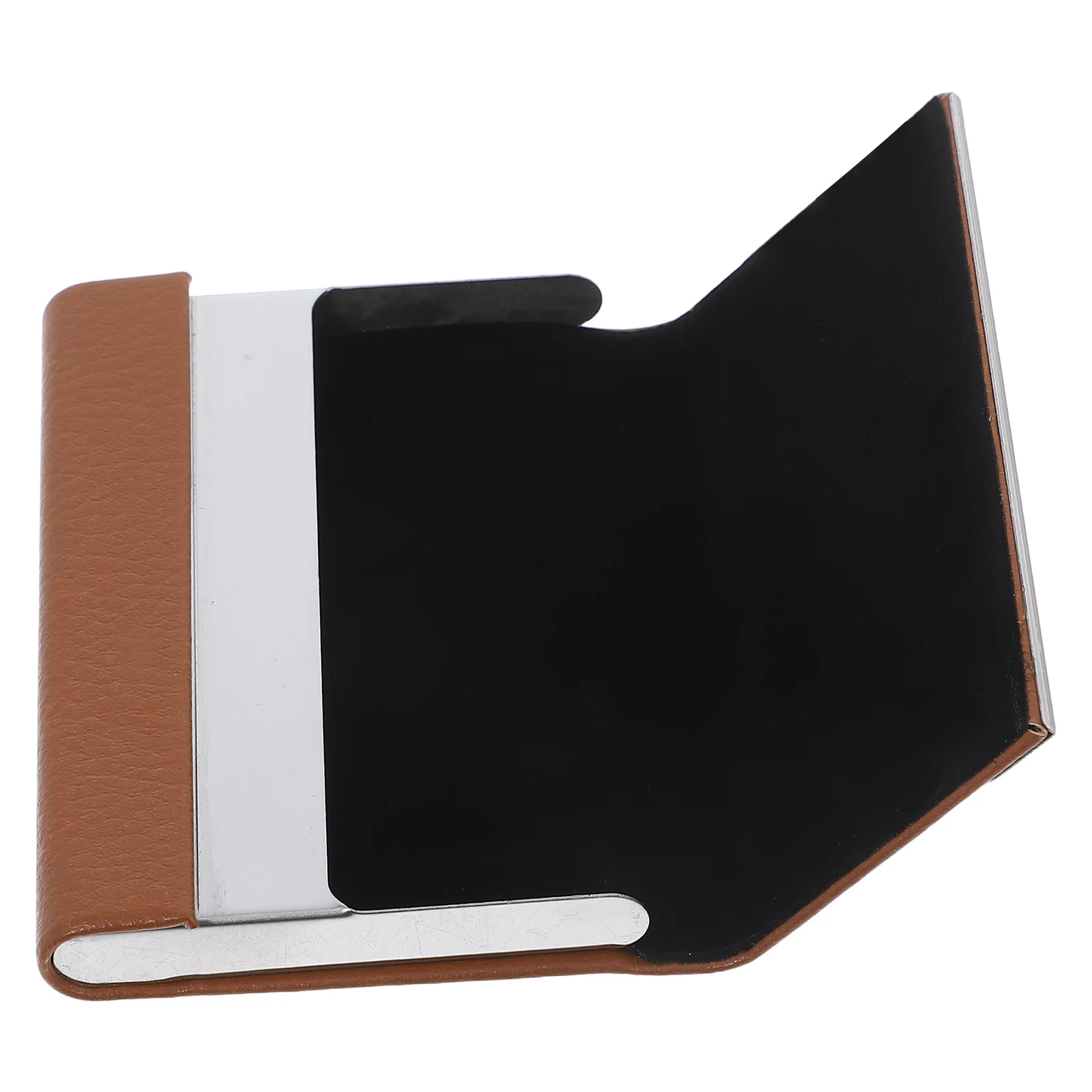 

Stainless Steel Business Card Holder Slim Magnetic Closure For Men Women Portable Organizer Wallet Briefcase Storage Case