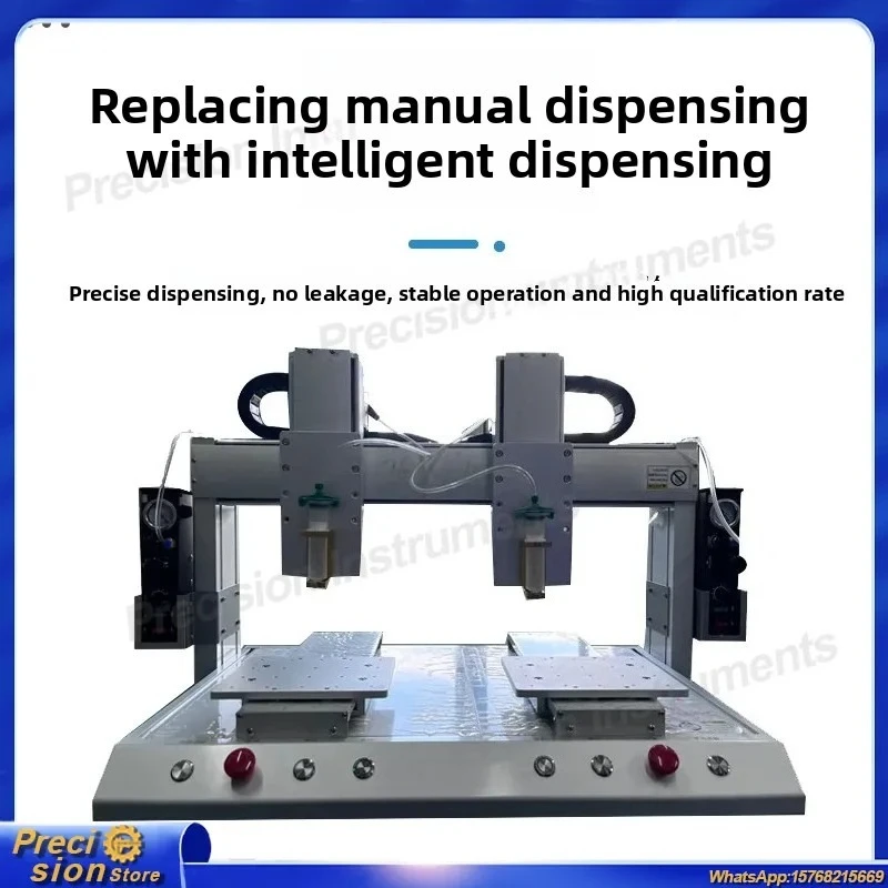 For Automatic Dispensing Machine AB Silicone Three-Axis Desktop Syringe Glue Dispenser Dotting Sticker Drop Coating Horn