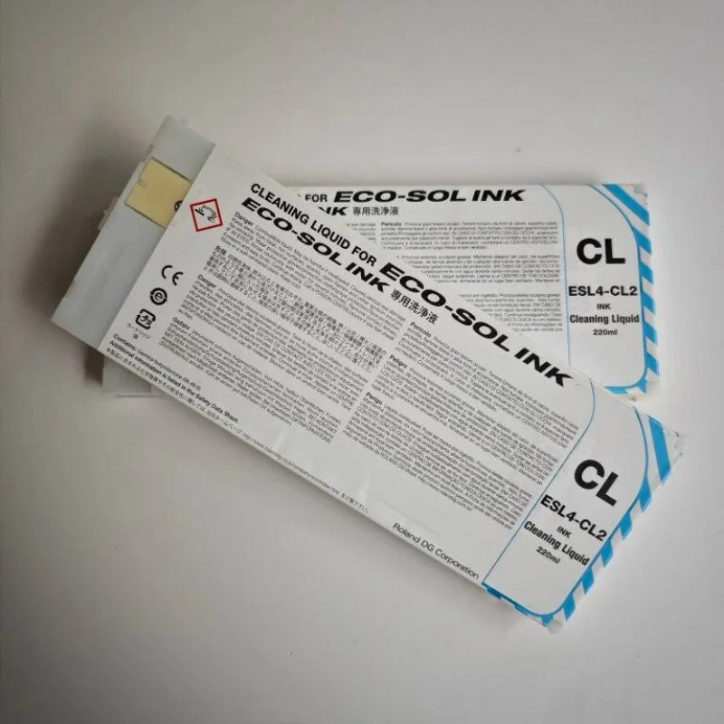 220ML  New Original ESL4-CL2 Roland XR-640 XF-640 VS-640i VS-540i VS-300i RF-640 BN-20 Cleaning Liquid ECO-SOL INK