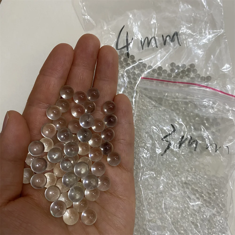 100/300/1000Pcs Hard High Precision 3/4/5/6/7mm 8mm 9mm 10mm Clear Glass Balls For Board Games Ball Run Game