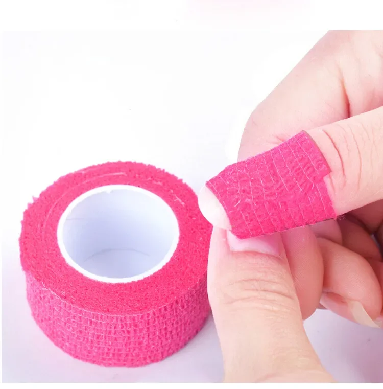 

Tattoo Accesories 5pcs Tattoo Self Adhesive Elastic 2.5cm Wide Elbow Tattoo Bandage Nail Tapes Finger Protection Wrap