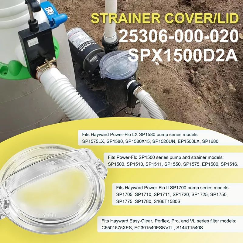 ANX SPX1500D2A Ersatz-Filterabdeckung für Hayward Power-Flo Filterabdeckung mit O-Ring, 25306-000-020 – Detail 5
