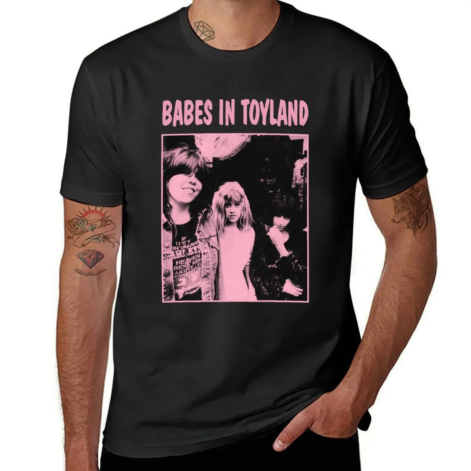 Babes In Toyland Pink T-Shirt new edition plus size tops sweat summer top mens white t shirts