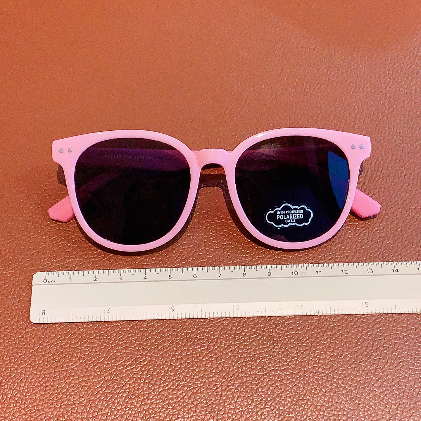 6 Farben polarisierte Kinder-Sonnenbrille mit UV-Schutz, niedlicher Silikonrahmen, koreanische Mode-Sonnenbrille für Kleinkinder, Jungen, Mädchen, Outdoor – Detail 14