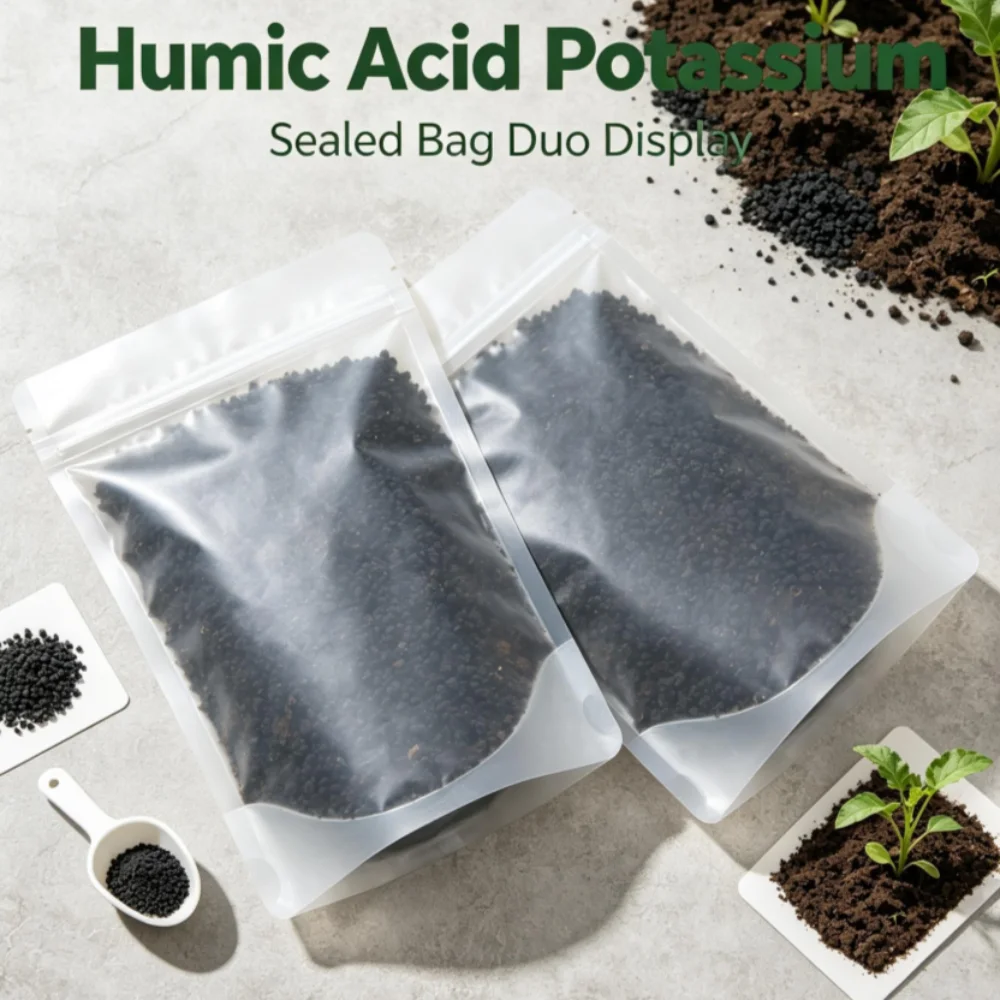 Sodium Humate Humic Acid Organic Fertilizer For Ornamental Flowers Potted & Hydroponic Plants