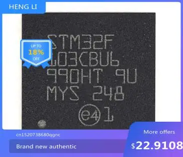 

100% NEWHigh quality products STM32F103CBU6 32F103CBU6 QFN48 STM32F103CBU6TR ARM-MCU