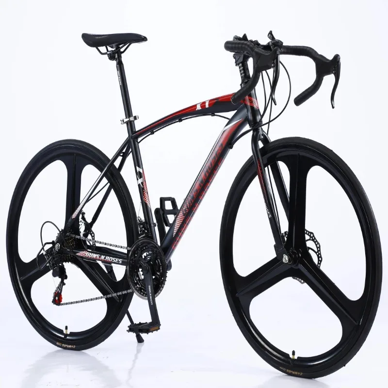 

Hot Selling OEM Roadbicycle 700C 21Speed Roadbike With High Carbon Steel Frame And Three Spoke Wheel Racing Bike For Adult