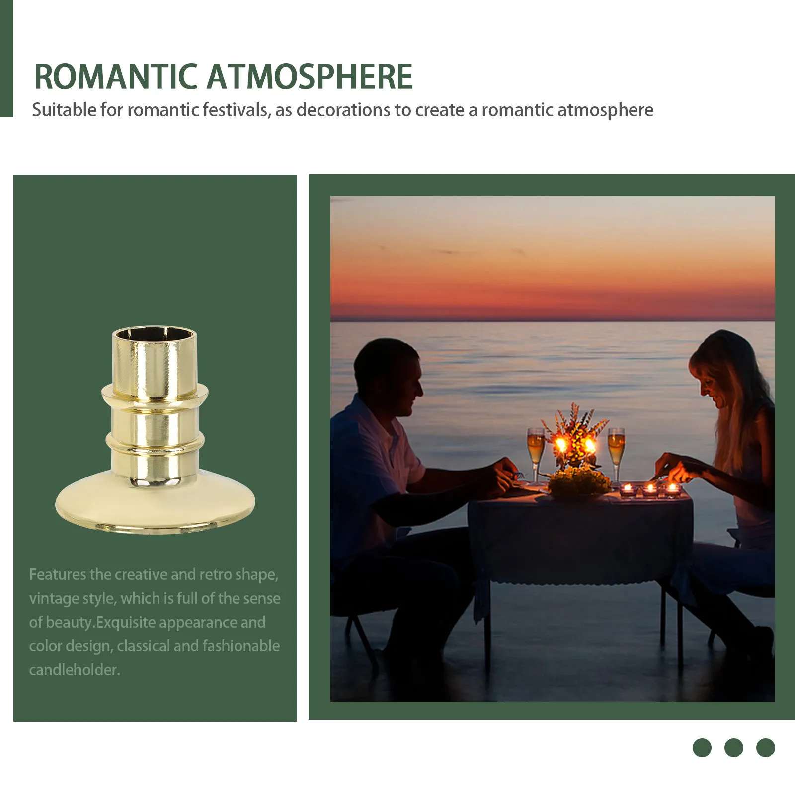 

10 pcs LED Candlestick Plastic Simple Holder Wedding Desktop Decor Holders Creative Room Stand Cozy