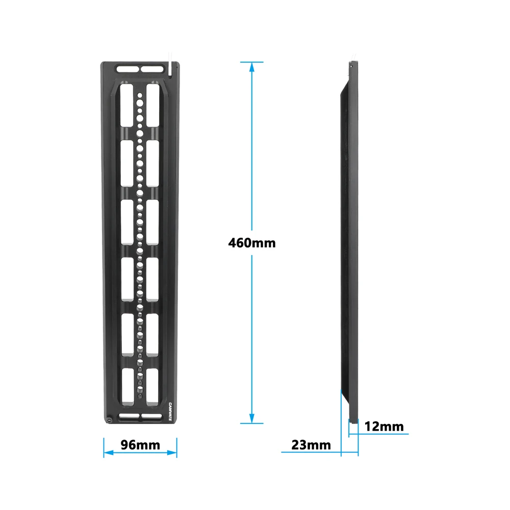 CAMVATE ARRI Coda di rondine standard con piastra a ponte + sistema di supporto asta da studio da 19 mm + aste da 12 pollici Kit spalla fotocamera Accessori da studio
