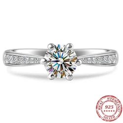 Luxury 925 Sterling Silver Classic overlapping  Ring for Women Eight Hearts and Eight Arrows Zircon Gold Plated Six Claw Ring