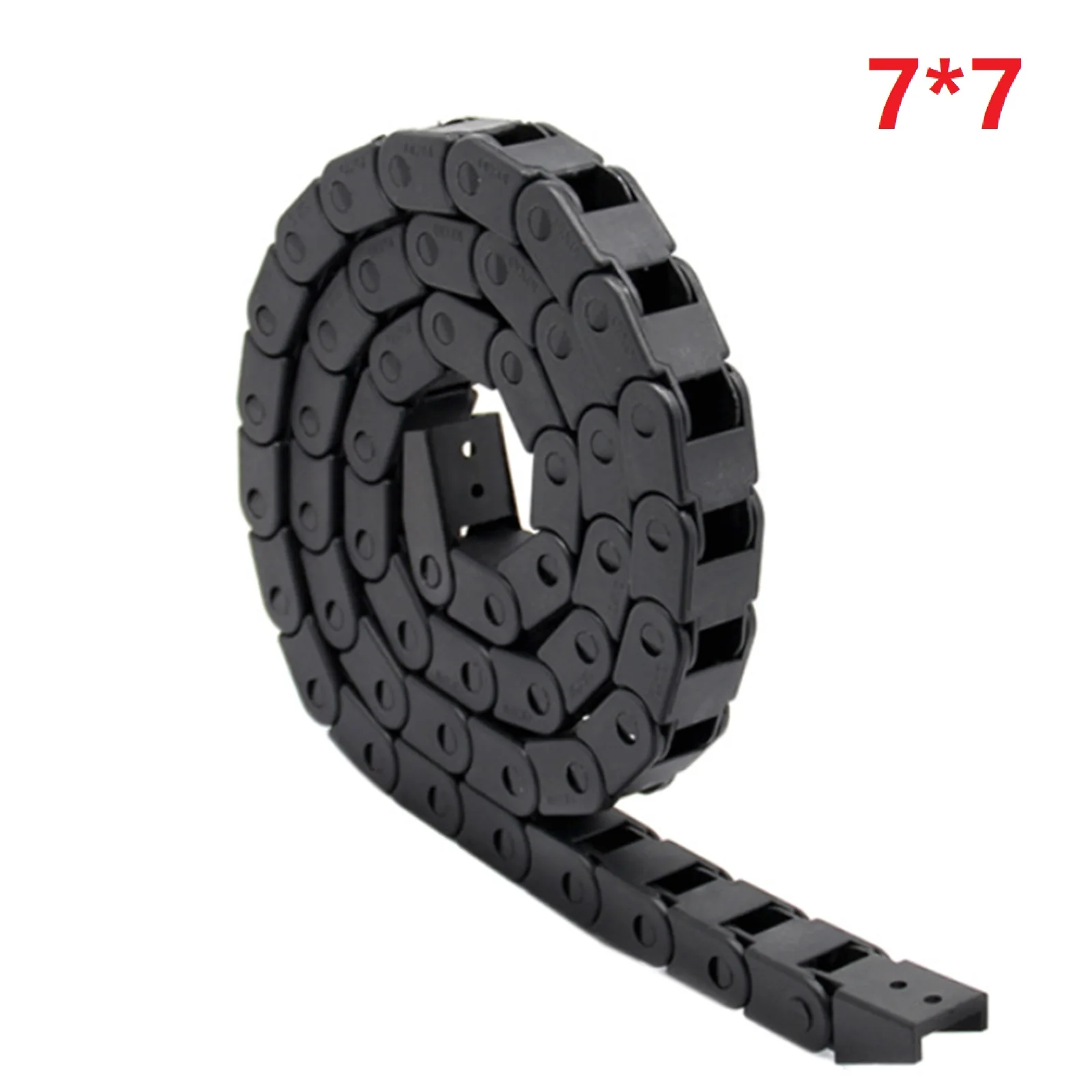 Keep Your Cables Safe and Protected with Nylon Plastic Drag Chain for 3D Printers 1m Length Inner Hole 7*7/10*10/10*15