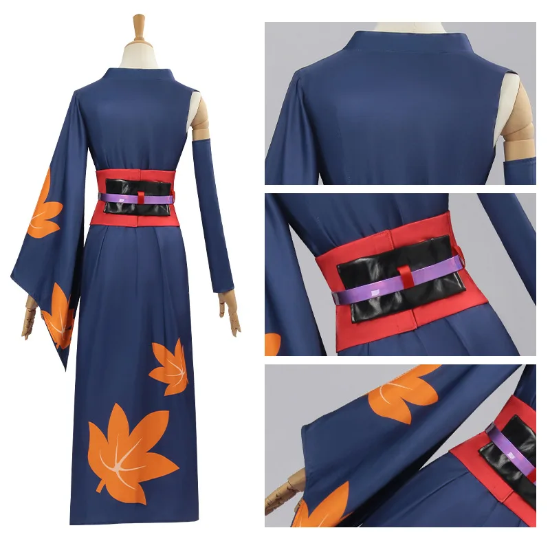 أزياء أنيمي جينتاما تسوكويو التأثيرية للنساء لحفلات عيد الميلاد والهالوين #4