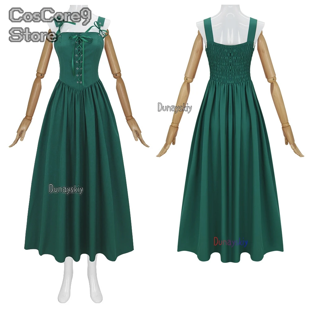 المرأة القرون الوسطى عصر النهضة كوسبفري كوسبلاي على فستان بتصميم بدلة سترة فيكتوريا الأميرة البخار فاسق حزام 2025 #4