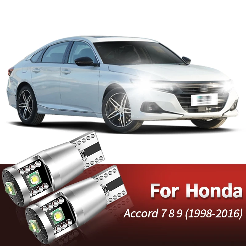 2x LED Clearance Light Lamp Accessories W5W T10 For Honda Accord 7 8 9 1998-2016 2003 2004 2007 2008 2009 2010 2012 2013 2014