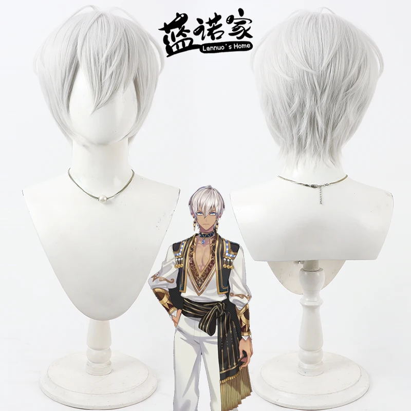 

Виртуальный YouTube Vtuber Ибрабраги Косплей Парик Хэллоуин Карнавальная вечеринка Реквизит Синтетические волосы Термостойкое волокно + Кепка для парика