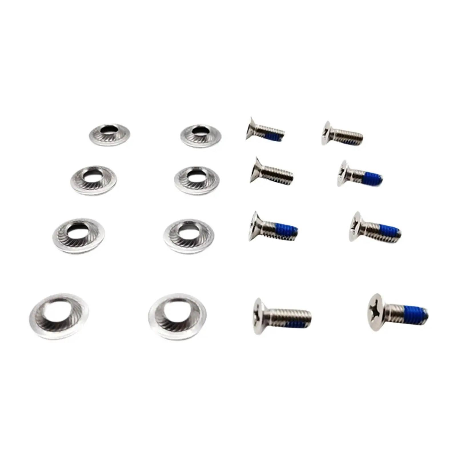 8Pcs Snowboard Binding Screw Set Snowboard Tuning Equipment Countersunk Head Screw Bolt Mounting Screws Fixed Accessories