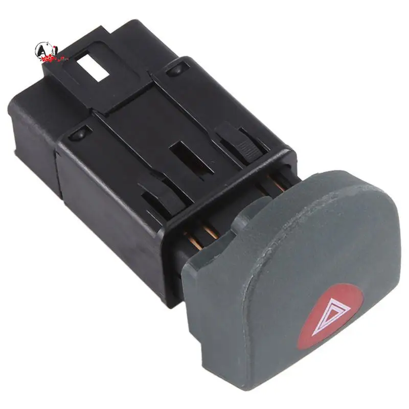 A10E-Car Hazard Emergency Light Flasher Switch For Renault Kangoo I 1997-2008 7700308821