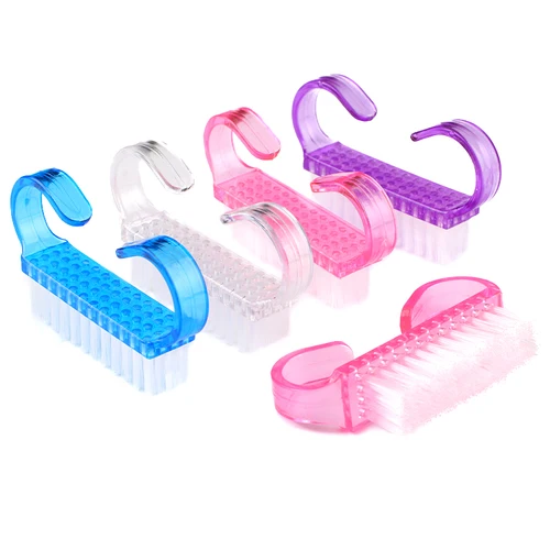 Imagen 2 del producto 100 Uds. Cepillo para decoración de uñas, cepillos de limpieza eléctricos para polvo de uñas, removedor de uñas acrílicas, manicura suave, herramientas para el cuidado de uñas de ángulo pequeño