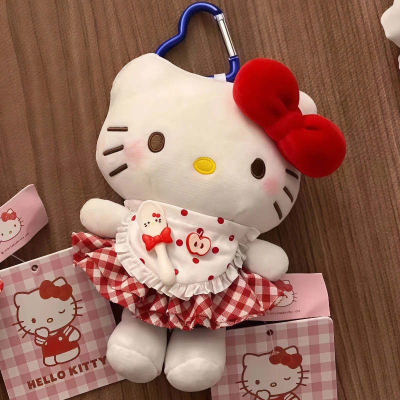 Popolare angelo KT gatto ciondolo borsa da ragazza peluche carino piccolo ciondolo bambola portachiavi decorazione appesa regalo di riempimento in cotone