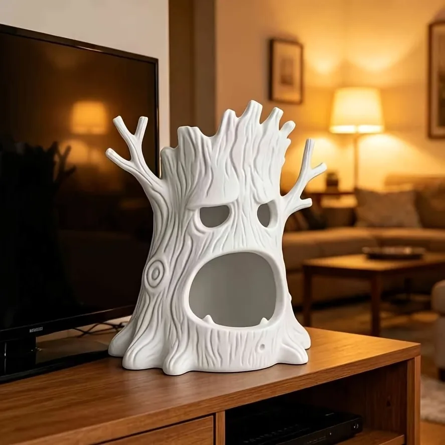 3D-Druck Kreativer Baum-Monster-Kerzenhalter Niedlicher und Lustiger Stil Aromatherapie-Kerzenhalter Halloween-Dekoration – Detail 5