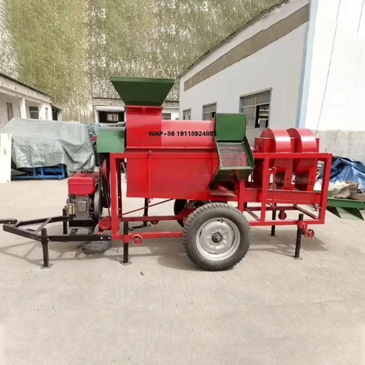 Industrial Double Roller Corn Thresher Maize Shelled Machine with Engine and Motor Core Components