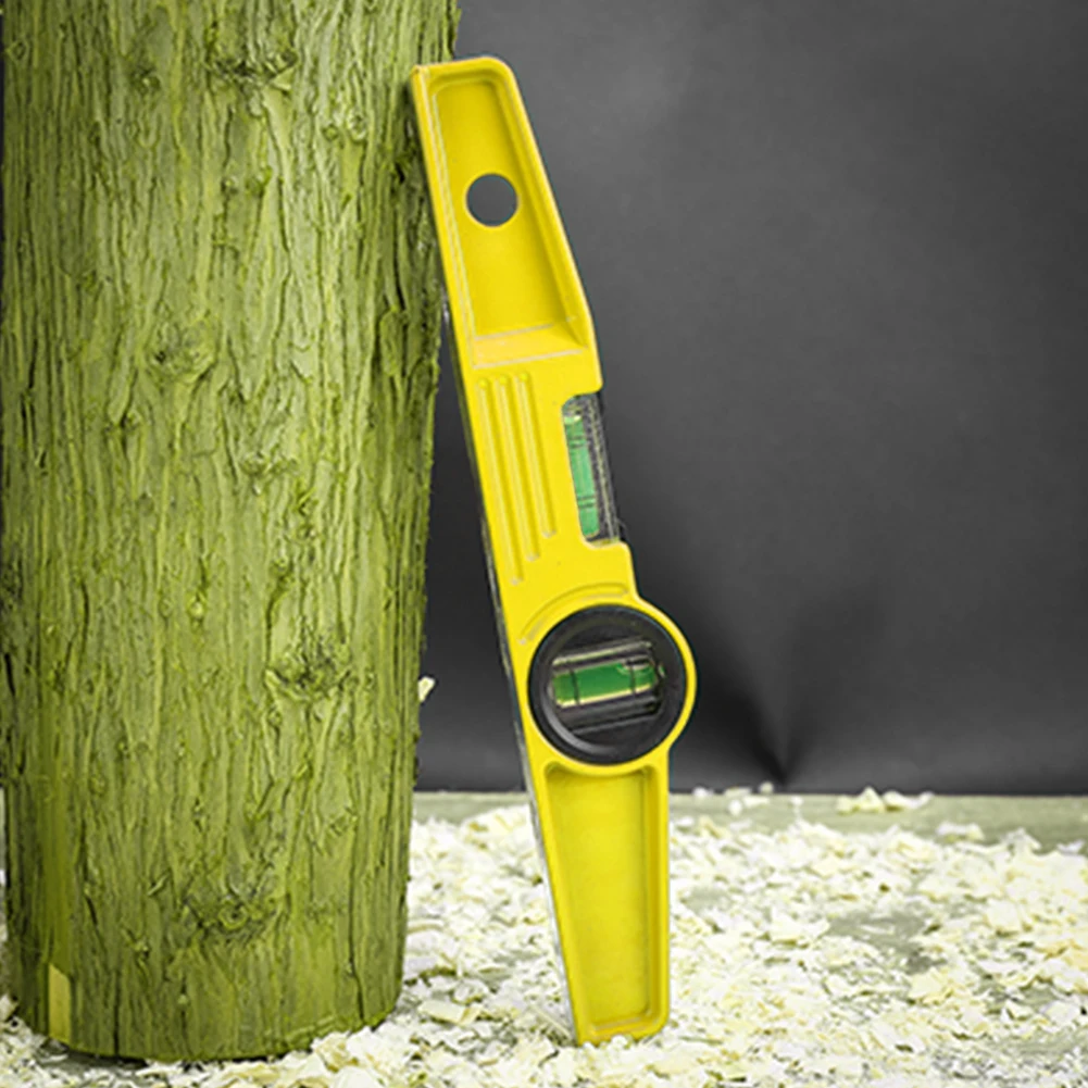 Two Lines Spirit Level Magnetic Aluminium Shell Portable Inclinometer Fall Protection Instruments for Medicine Industrial