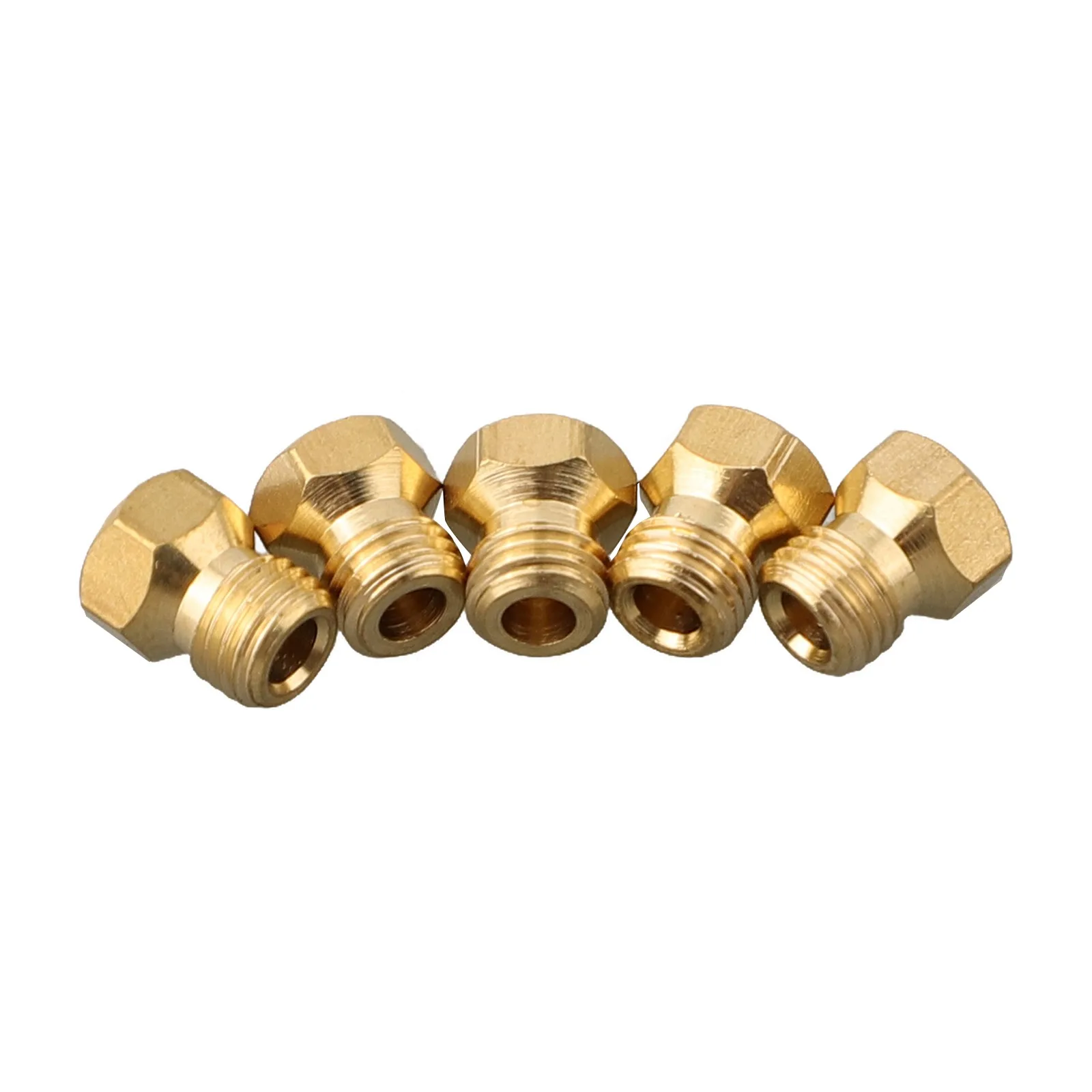 Brass Nozzle Kit for 5 Burner Hobs to Convert from Natural Gas to For LPG for g25 20mbar Compatible Installation