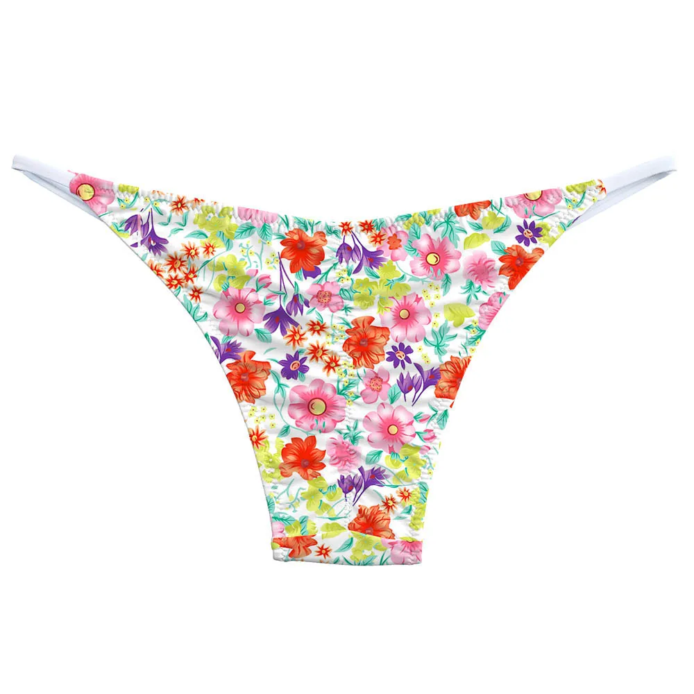 Sexy Swimsuit Vintage Swimwear Black Brazilian Biquini Womens girl Bikinis Bottom Women T-back Cheeky Bikini Bottoms Thong