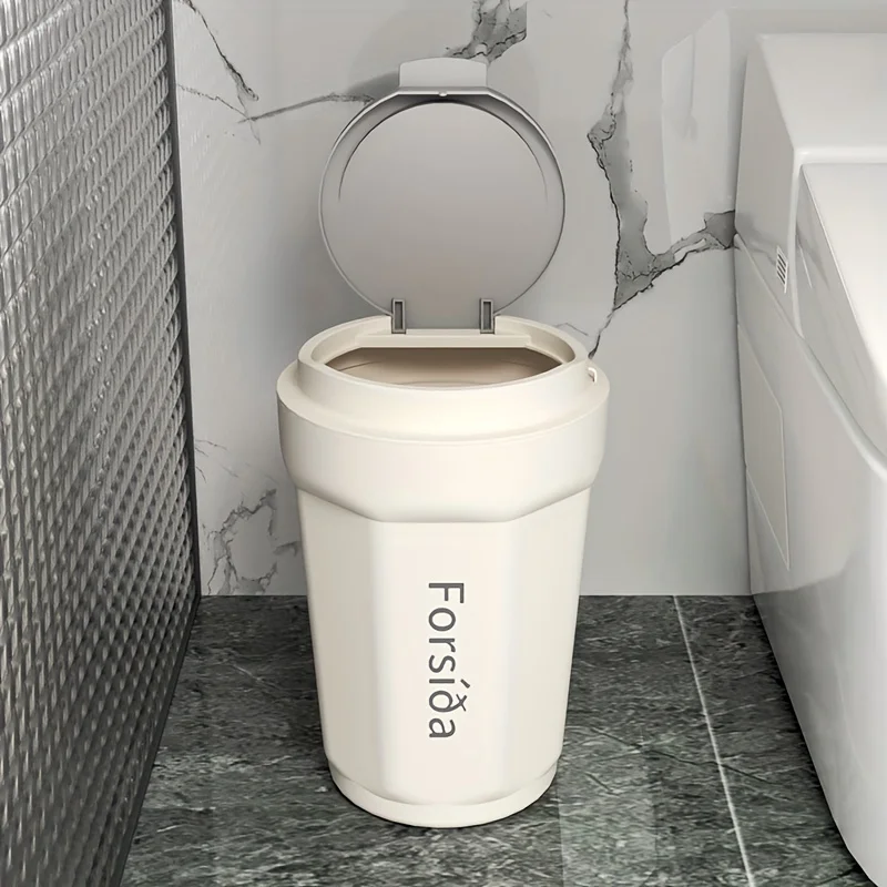 컵형 프레스형 뚜껑 미니 쓰레기통, 사무실 데스크탑 쓰레기통, 미니 쓰레기통