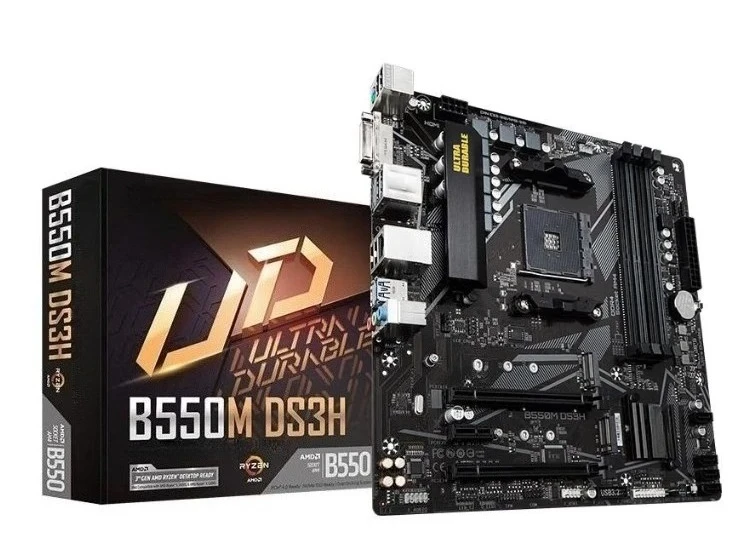 

В штучной упаковке ДЛЯ Gigabyte GA-B550M-DS3H поддерживает Ryzen Gen 1 to Gen 5 AM4 DDR4