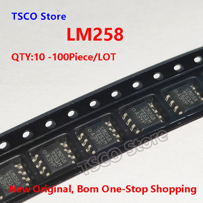 (10-100Piece/LOT) LM258 LM258DR  SOP8  100% New Original