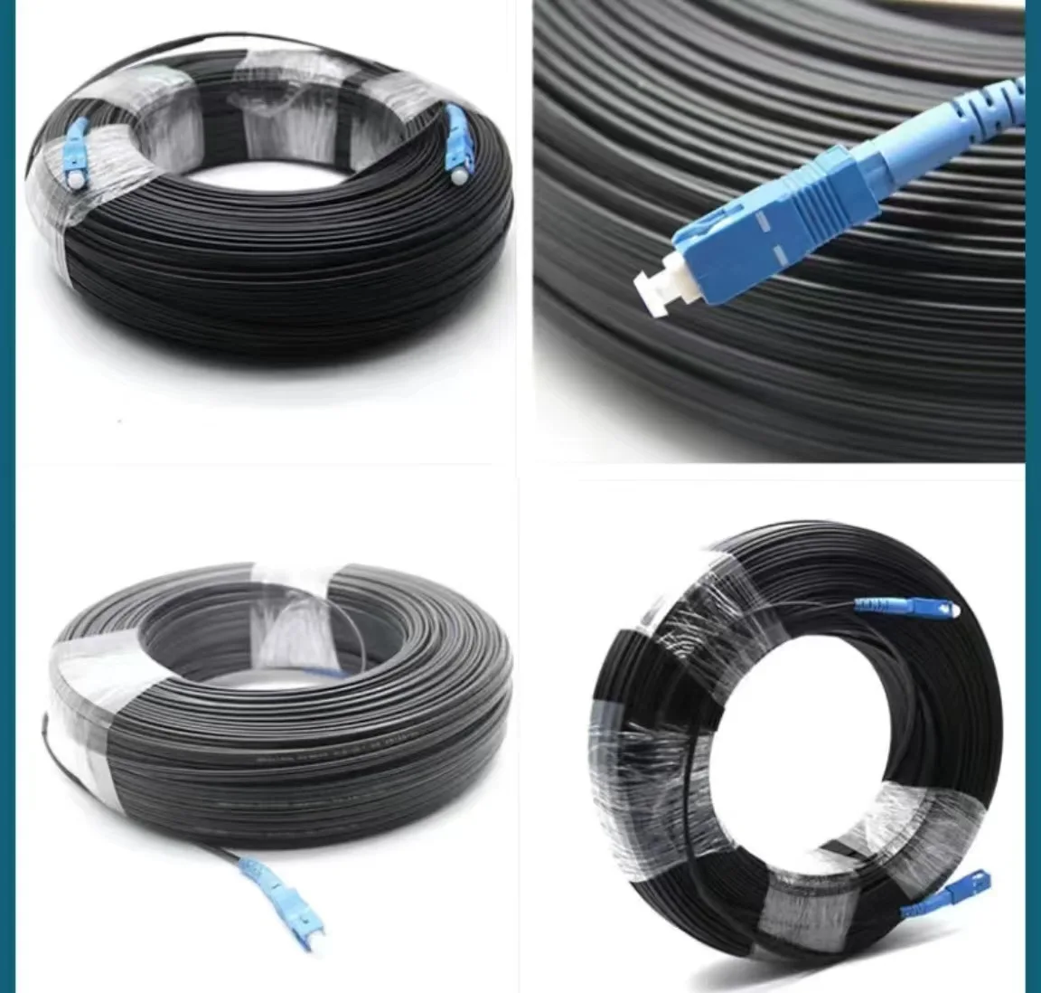 Indoor SC/UPC Fiber Optic Drop Cable Single Mode Simplex Indoor Drop Cable Patch Cord Optical Fiber Cable Indoor Fiber Cable