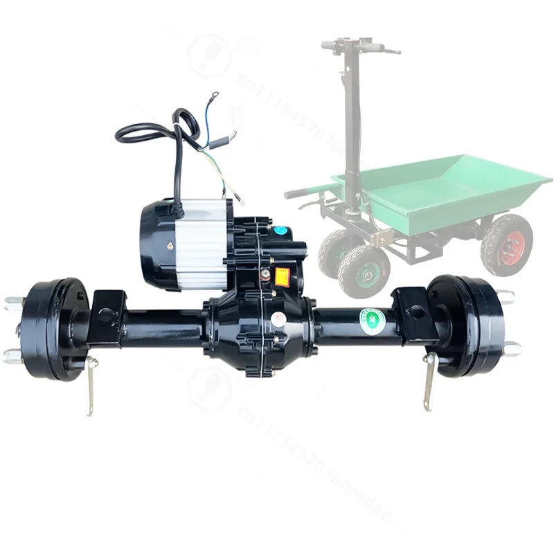 65cm Split‑Type Brake Rear Axle, 48V 700W Low‑Speed Brushless Motor, Drive Shaft for Electric Tricycle & Small Trolley Vehicle