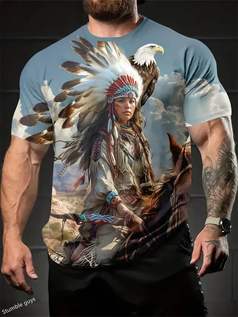 Herren Mode Casual T-Shirt Sommer Anime-Muster Locker Kurzarm Leicht Bequem Übergroßes Sport-Trikot