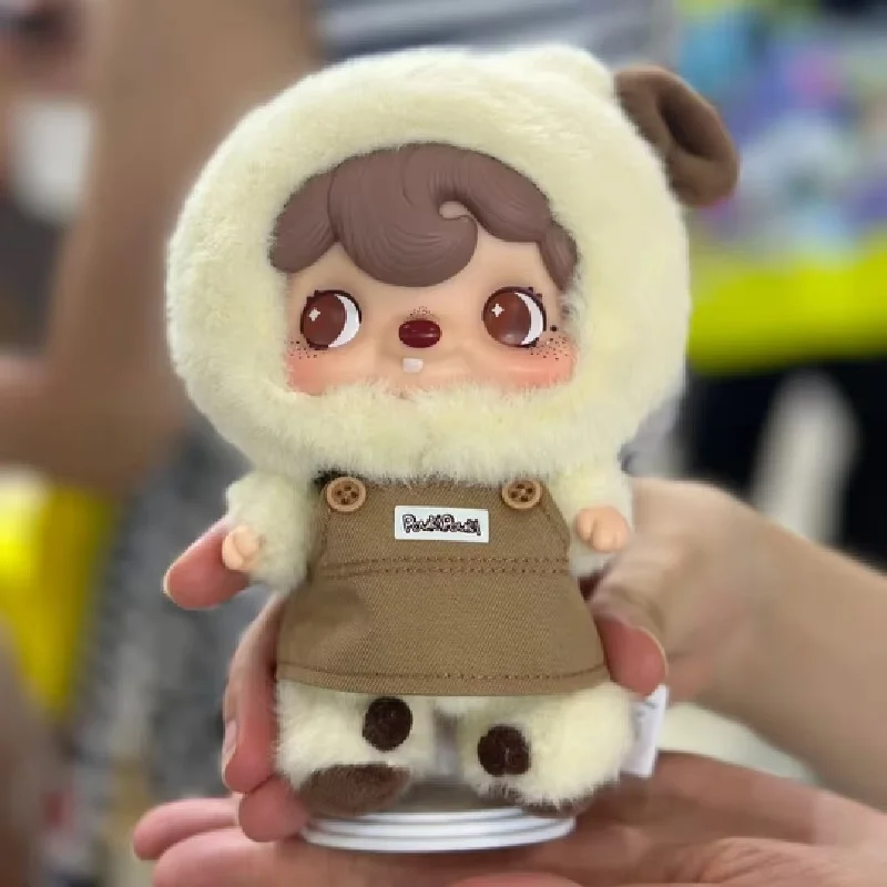 Hot 52toys Pouka Has A Cup Of Coffee Series แอ็คชั่นฟิกเกอร์ของเล่นจี้ตุ๊กตาการ์ตูนกระเป๋าเป้สะพายหลังเครื่องประดับวันฮาโลวีนของขวัญวันเกิด