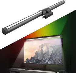 Bilgisayar USB 5V kaynağı monitör asılı ışık göz yorgunluğu rahatlatmak renk değiştirme dokunmatik kontrol parlaklık ayarlanabilir