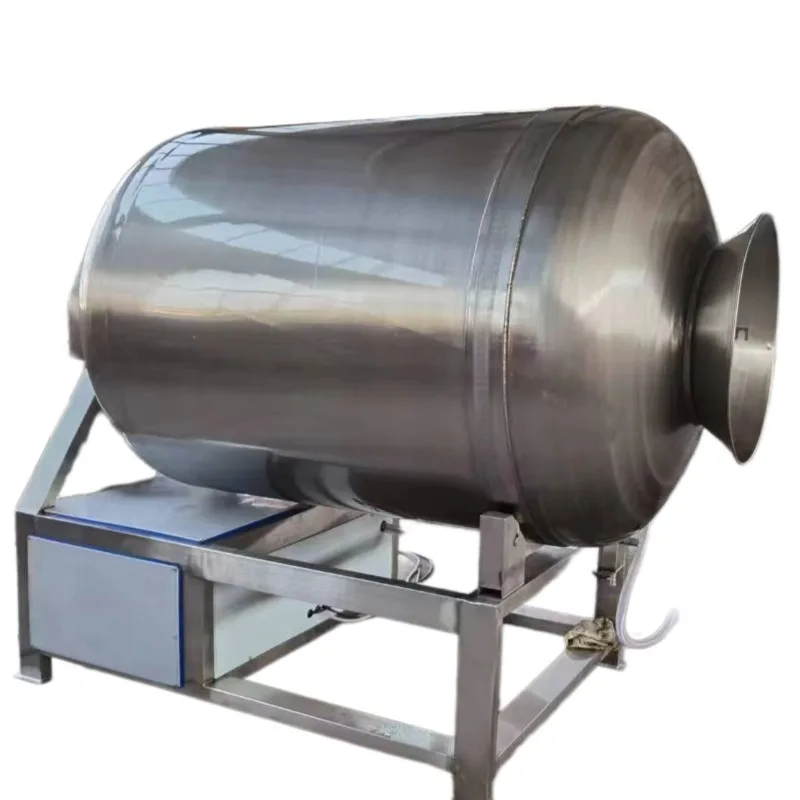 Automatic vacuum roller kneading  meat products rapid marinating flavor  fried chicken beef mutton roller mixing  machine