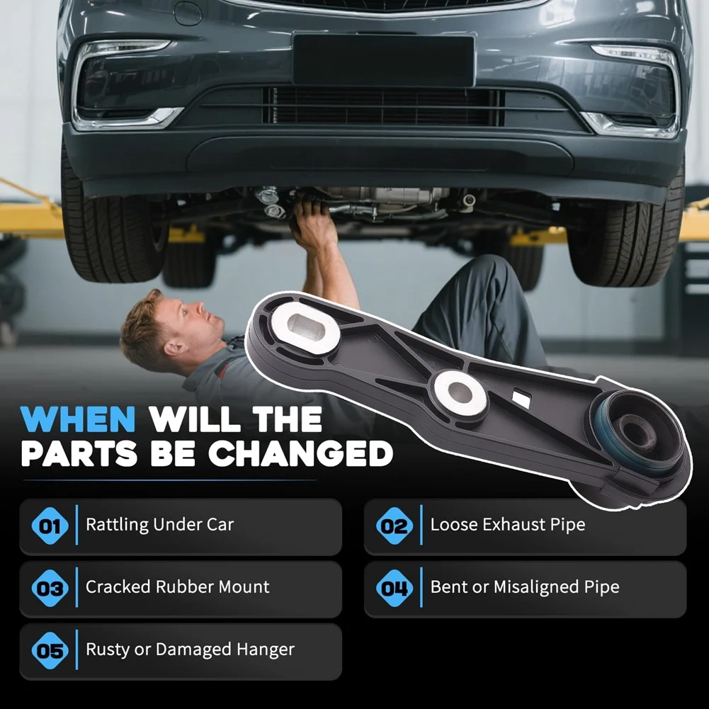 Tail Pipe Muffler Hanger 84160333 Rear For Traverse For Buick Enclave Cadillac XT6