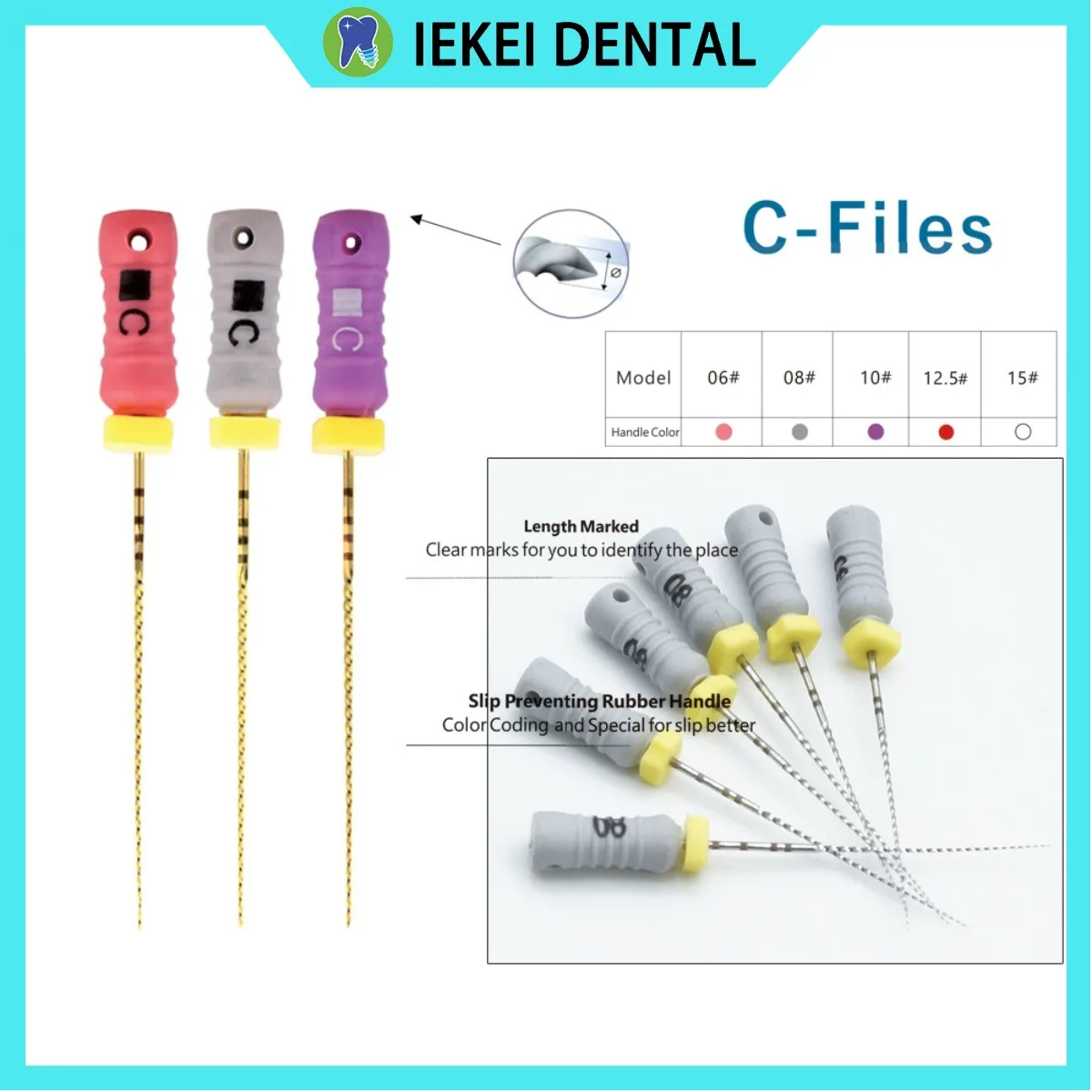 

Dental SX-F3 Stainless Steel File Rotary Universal Engine Root Canal Anti-fatigue Constant Needle Dental Root Canal Material