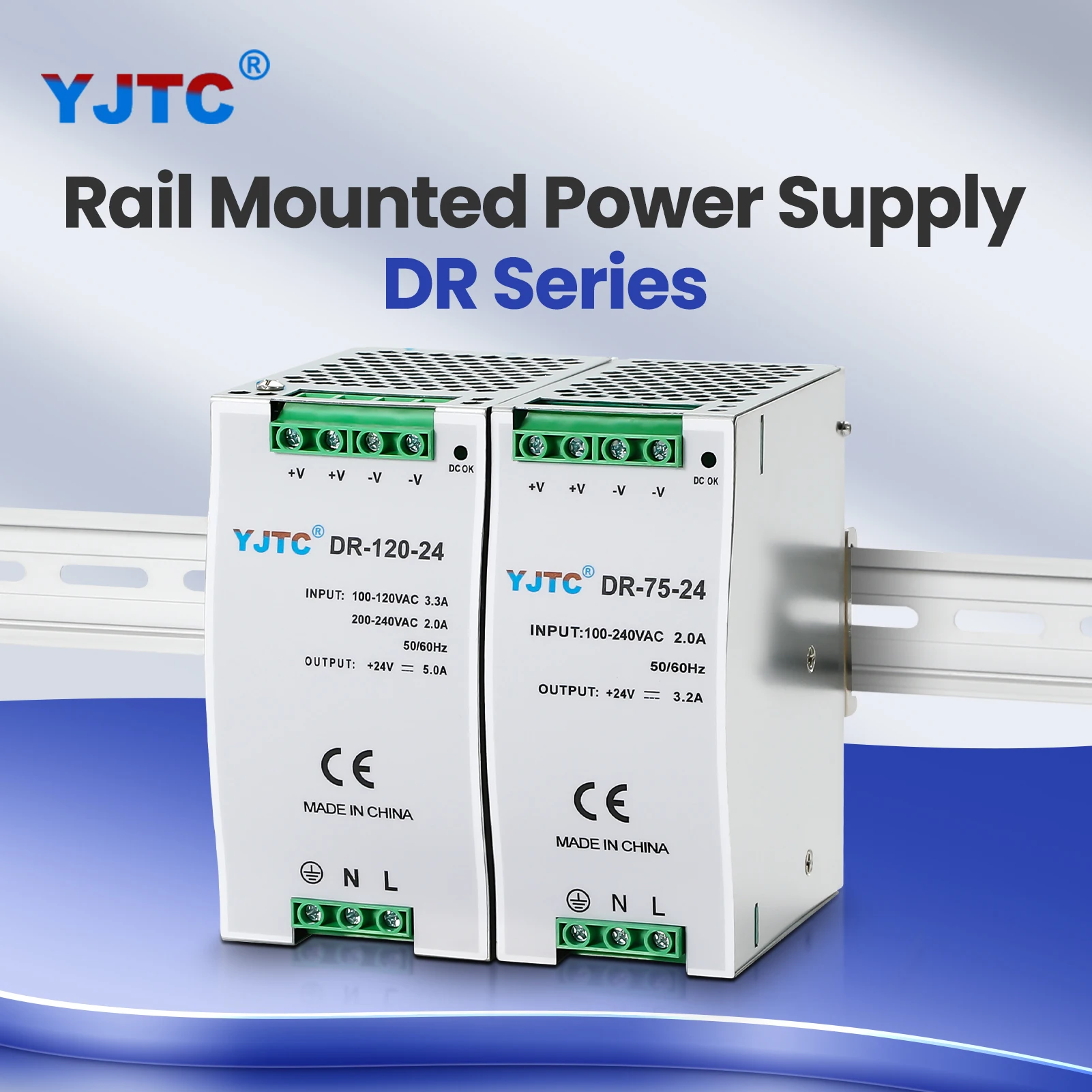 dr-75w-120w-12v-24v-240vac入力-スイッチング電源-dc-ac-dinレール対応-ベンチ-実験室用-産業用トランス