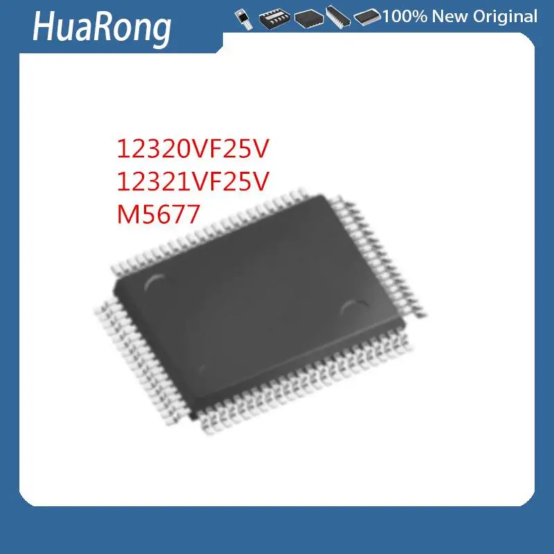 

2 шт./партия 12320VF25V HD6412320VF25V 12321VF25V 12322VF25V HD6412321VF25V HD12322VF25V M5677 M5677-ALAA QFP128
