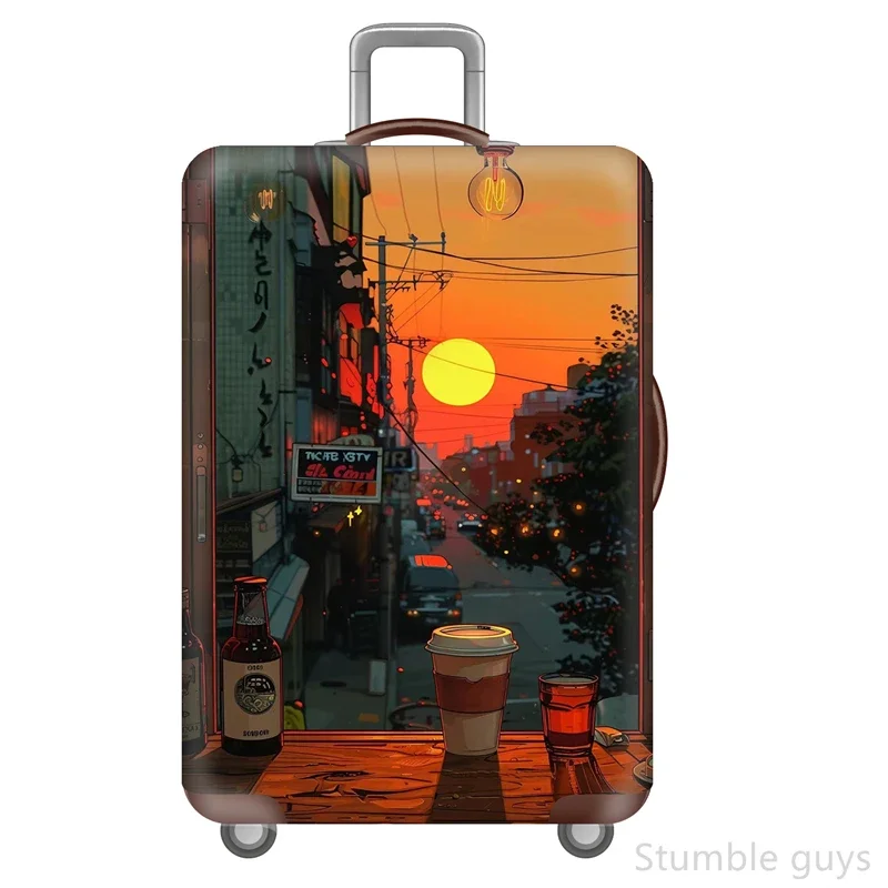

Durable Elastic Dustproof Luggage Sleeve Protective Anti-Scratch Washable Suitcase Cover Useful Travel Accessory Airplane Trips