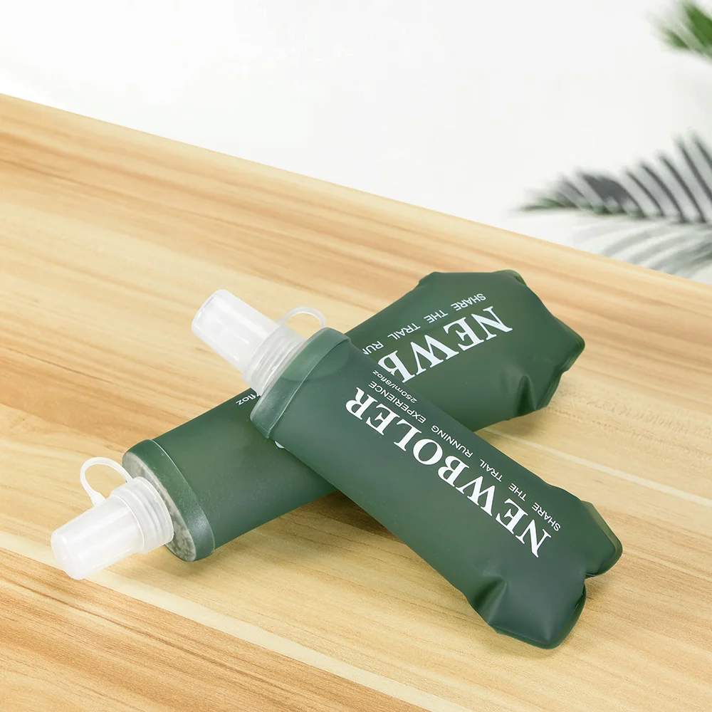 NEWBOLER 150/250/300/500 ml Wasserflasche, TPU, faltbar, weiche Flasche, Outdoor-Sport, Laufen, Camping, Wandern, Reisen, tragbare Wasserflasche – Detail 15