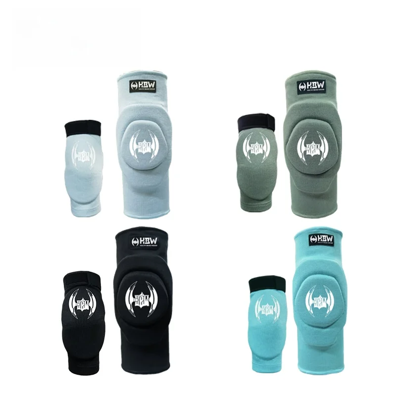 hbwスポーツ-膝肘パッド-大人＆子供用-武道保護ギア-テコンドー、総合格闘技など