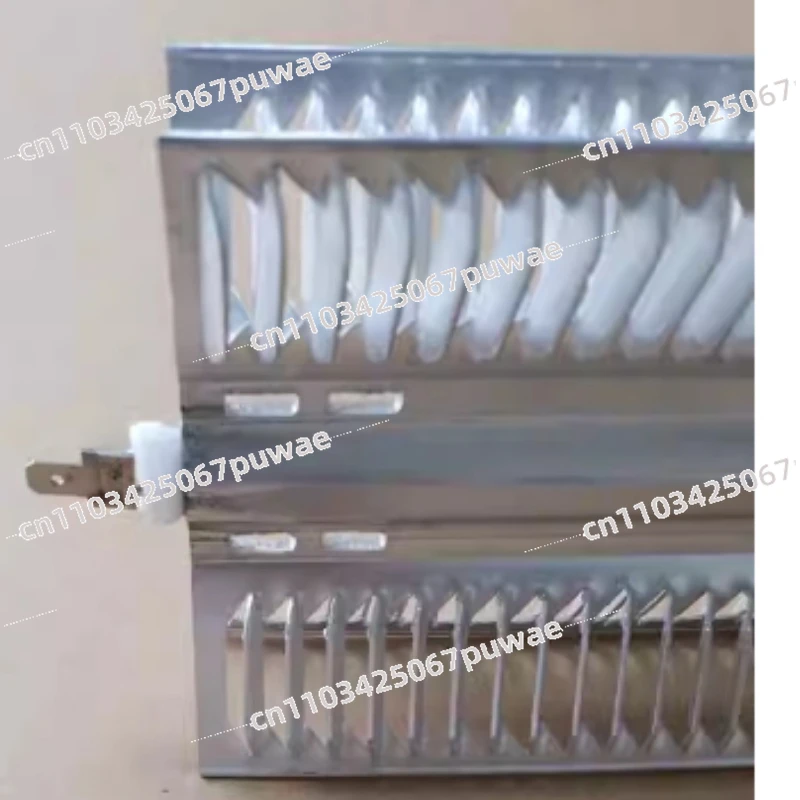 Electric Heating Pipe Fan Heater Baseboard Heater Parts 1500w 1000w Aluminum Fin Heating Elements 500mm 310mm X-shape