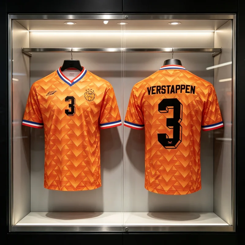 Nouvelle tenue de supporter néerlandaise 2026 Coca-Cola, imprimée en 3D, sportive, décontractée, confortable, respirante, séchage rapide, ensemble parent-enfant